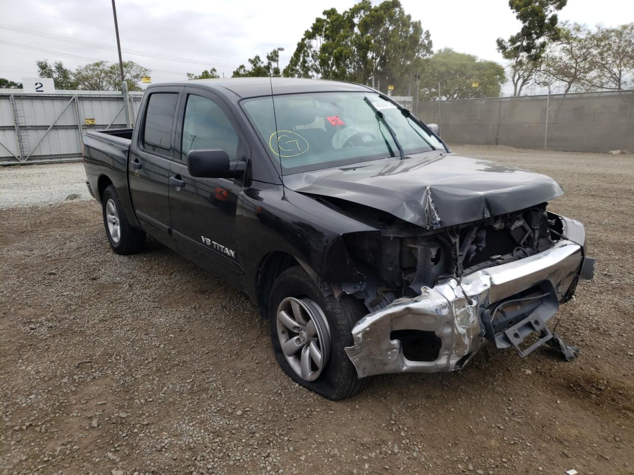 NISSAN TITAN S 2012 with VIN 1N6AA0EK2CN324809 - Photo from auction