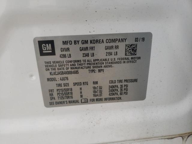 Photo 10 from auction – 2019 BUICK ENCORE PRE with VIN KL4CJASB4KB884685