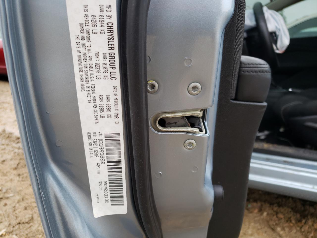 Photo 10 from auction – 2013 DODGE DART SXT with VIN 1C3CDFBA2DD289539
