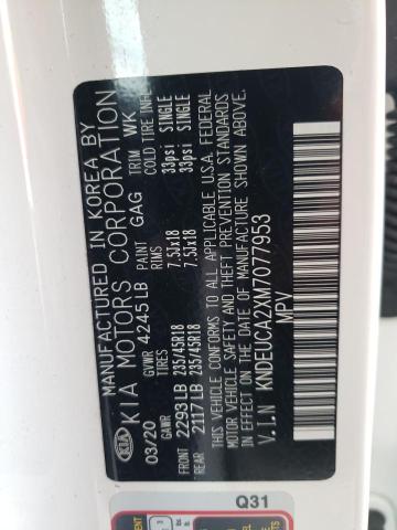 Photo 10 from auction – 2021 KIA SELTOS S with VIN KNDEUCA2XM7077953