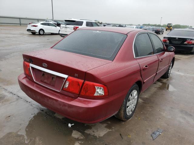 Photo 4 from auction – 2004 KIA OPTIMA LX with VIN KNAGD126045255036