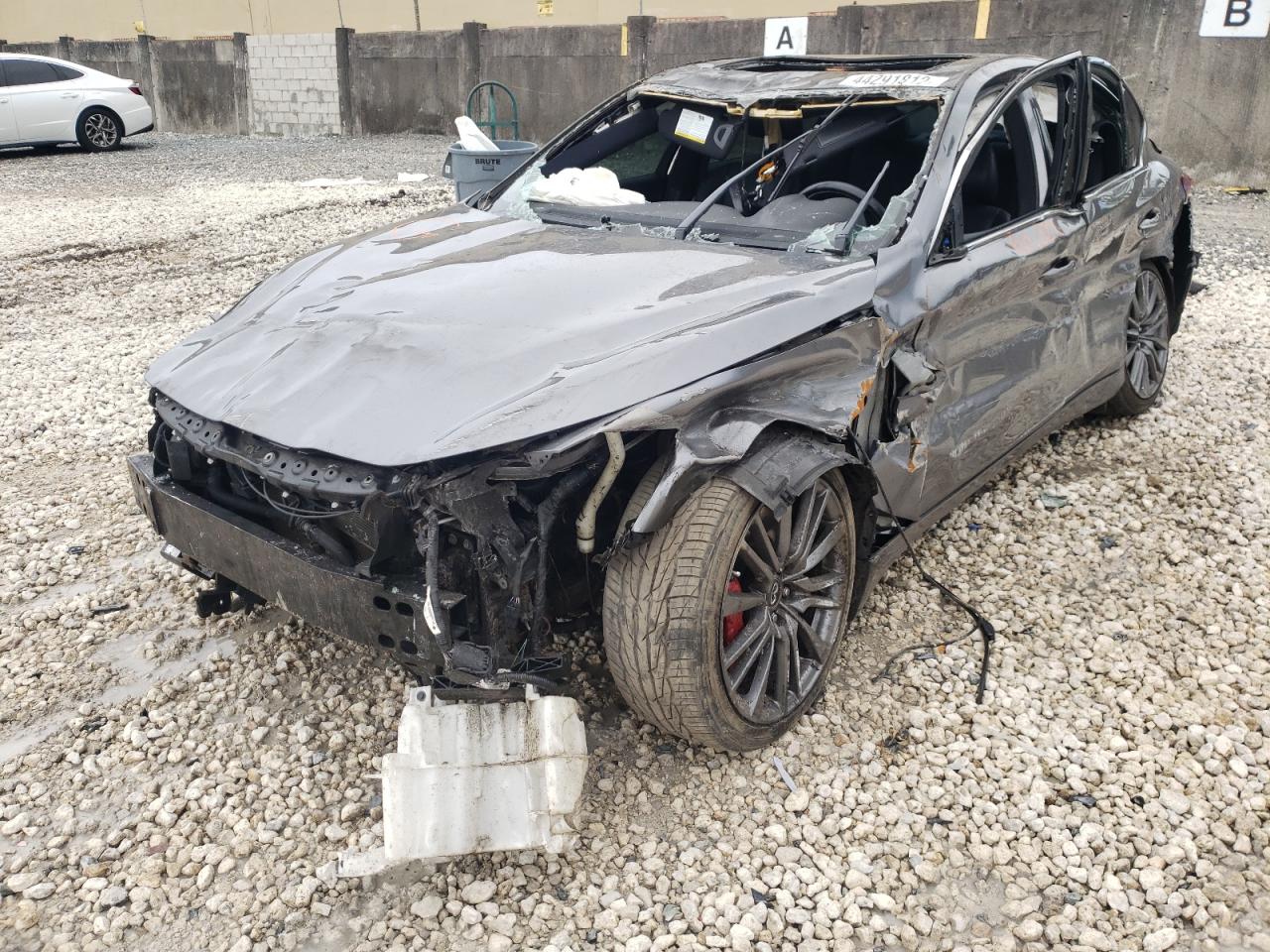 Photo 2 from auction – 2017 INFINITI Q50 PREMIU with VIN JN1EV7APXHM736561
