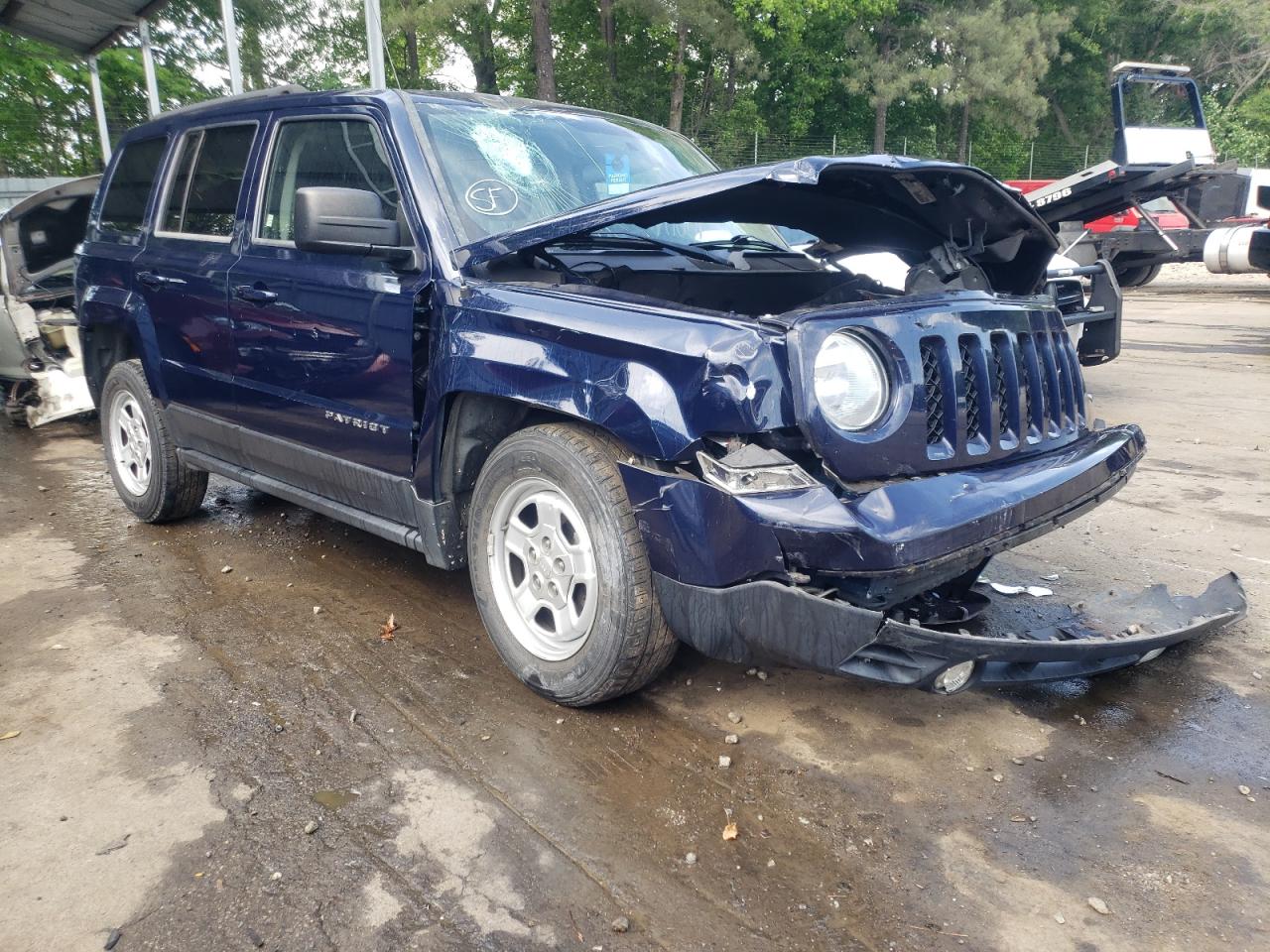 Photo 1 from auction – 2014 JEEP PATRIOT SP with VIN 1C4NJPBA5ED634745