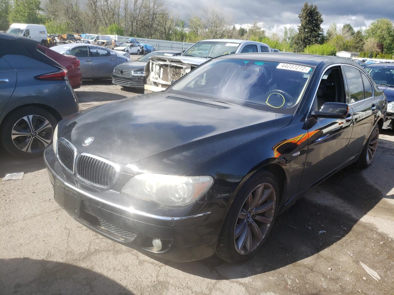 Photo 9 from auction – 2007 BMW 750 I with VIN WBAHL835X7DT07532