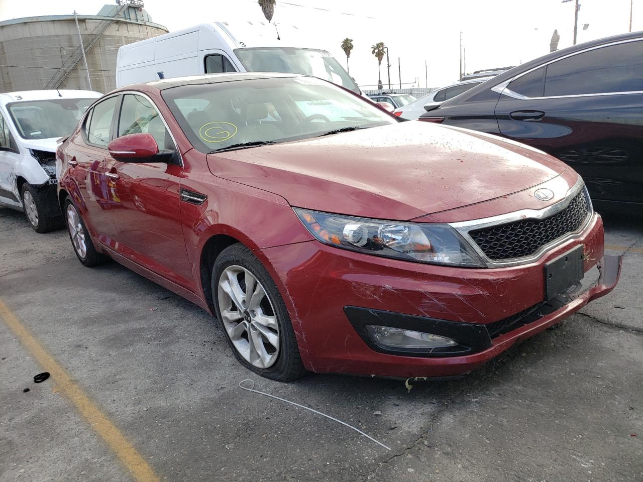 KIA OPTIMA EX 2011 with VIN KNAGN4A71B5086926 - Photo from auction