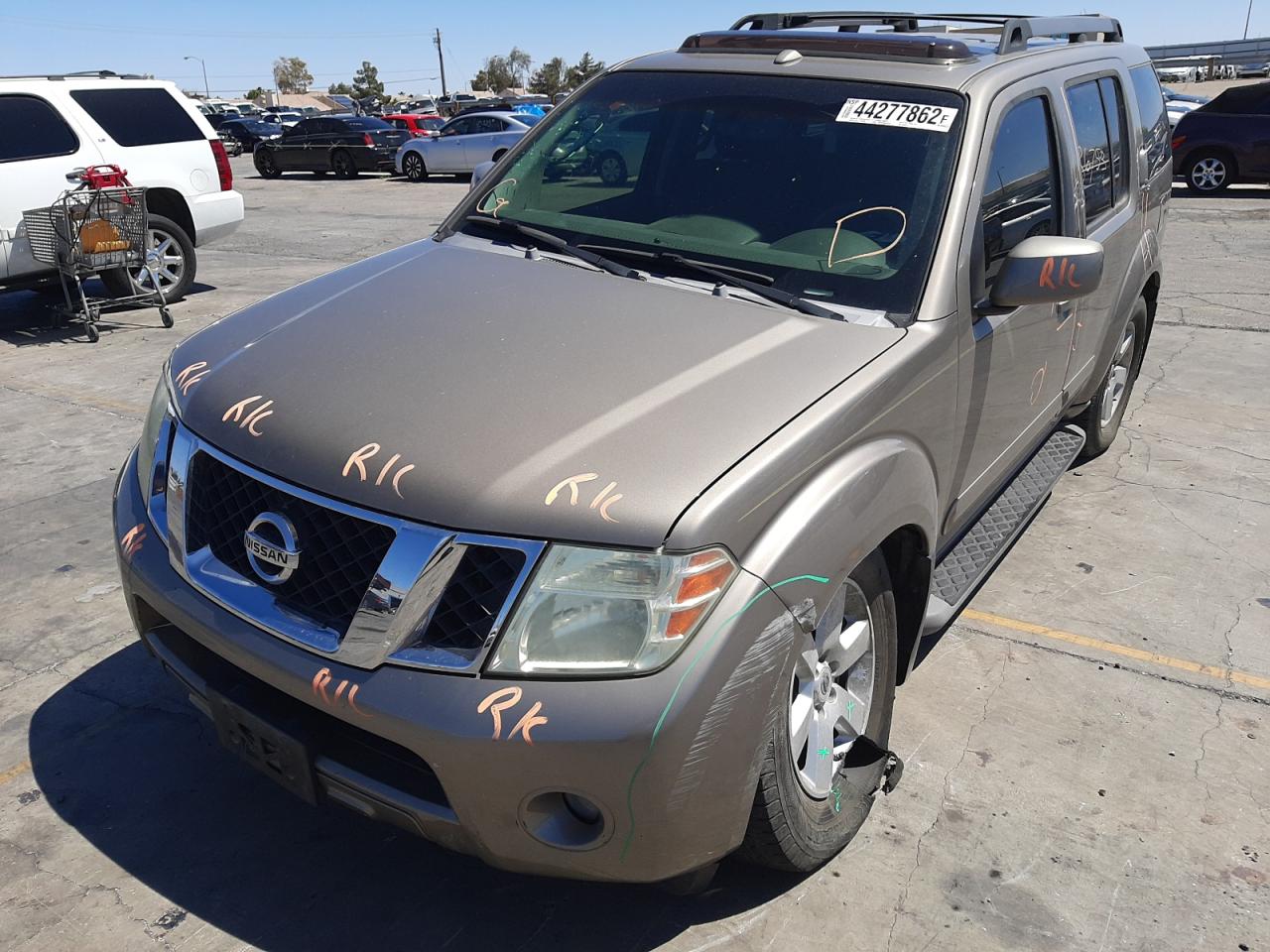 Photo 2 from auction – 2008 NISSAN PATHFINDER with VIN 5N1AR18U38C653483