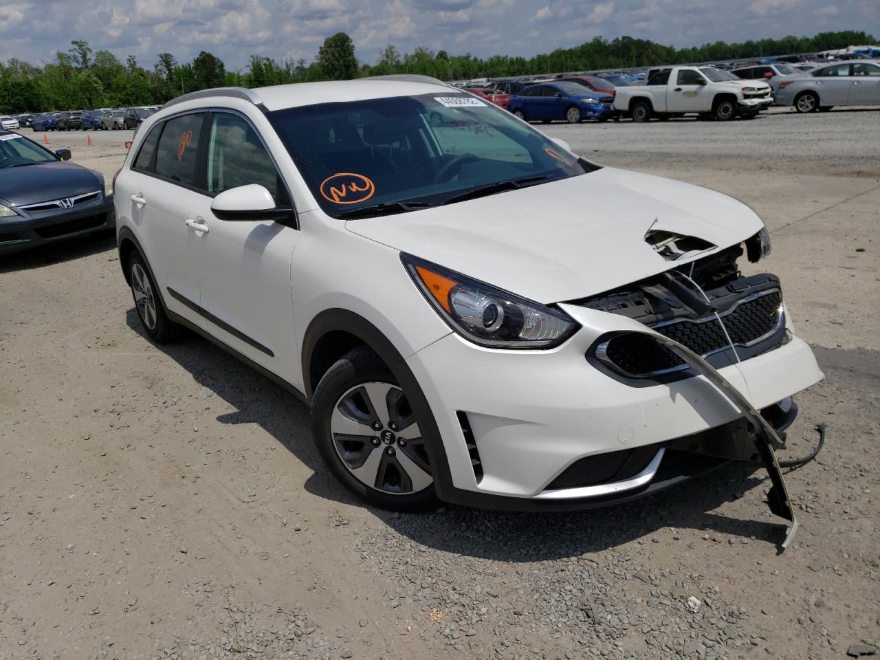 KIA NIRO FE 2018 with VIN KNDCB3LC8J5150392 - Photo from auction