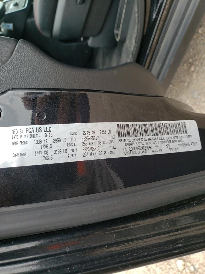 Photo 10 from auction – 2019 DODGE GRAND CARA with VIN 2C4RDGEG2KR535981