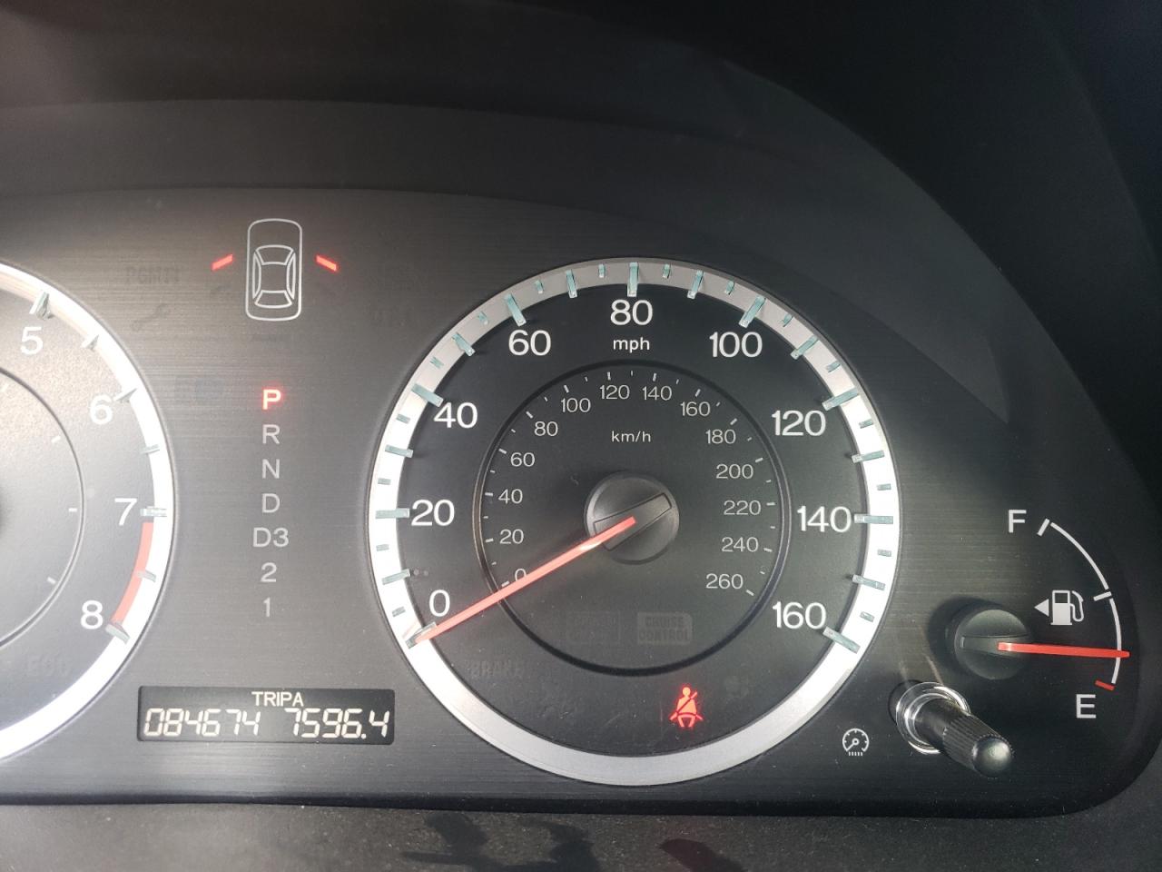 Photo 8 from auction – 2012 HONDA ACCORD EXL with VIN 1HGCP2F80CA073533