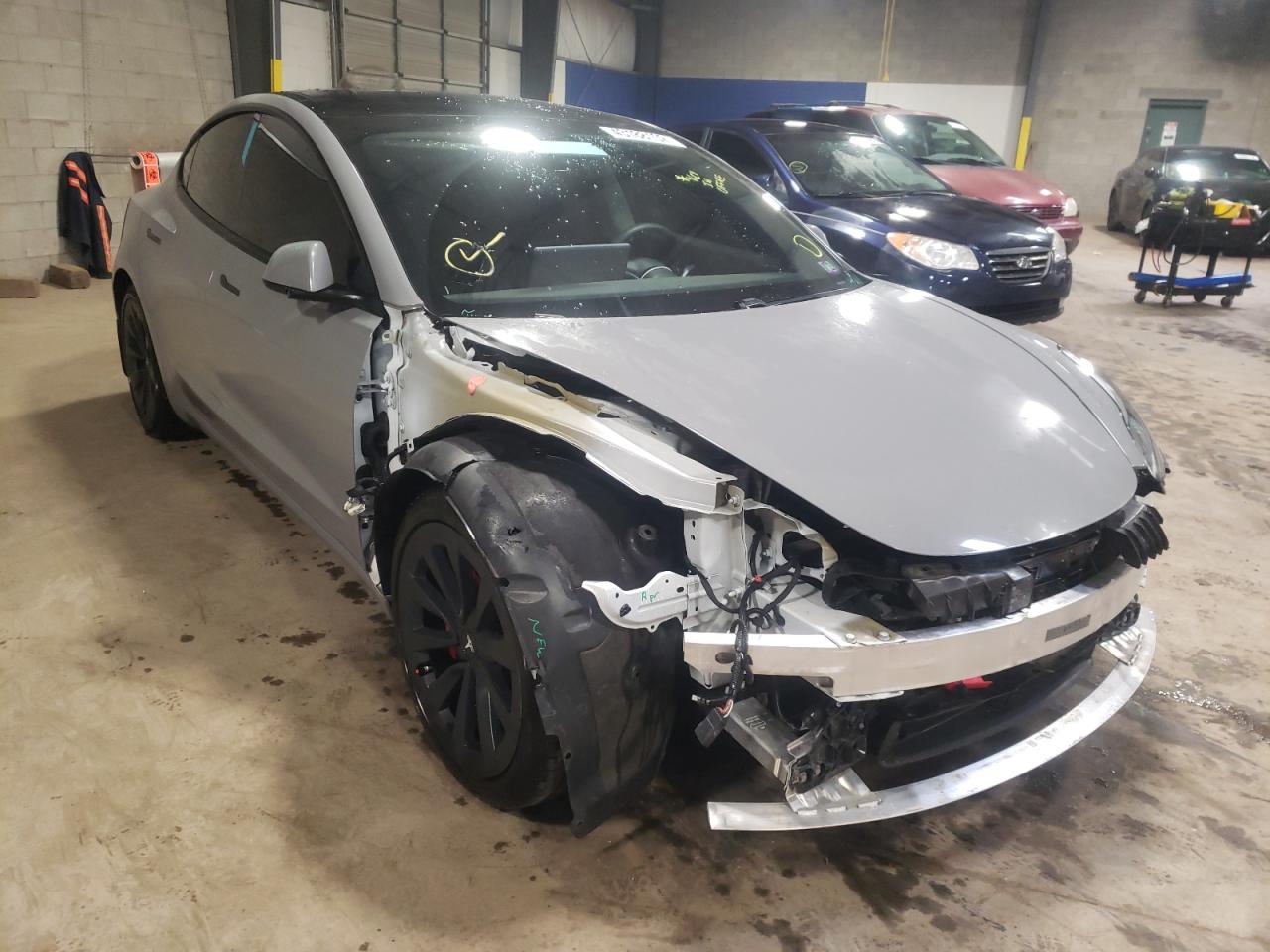 Photo 14 from auction – 2021 TESLA MODEL 3 with VIN 5YJ3E1EBXMF902211