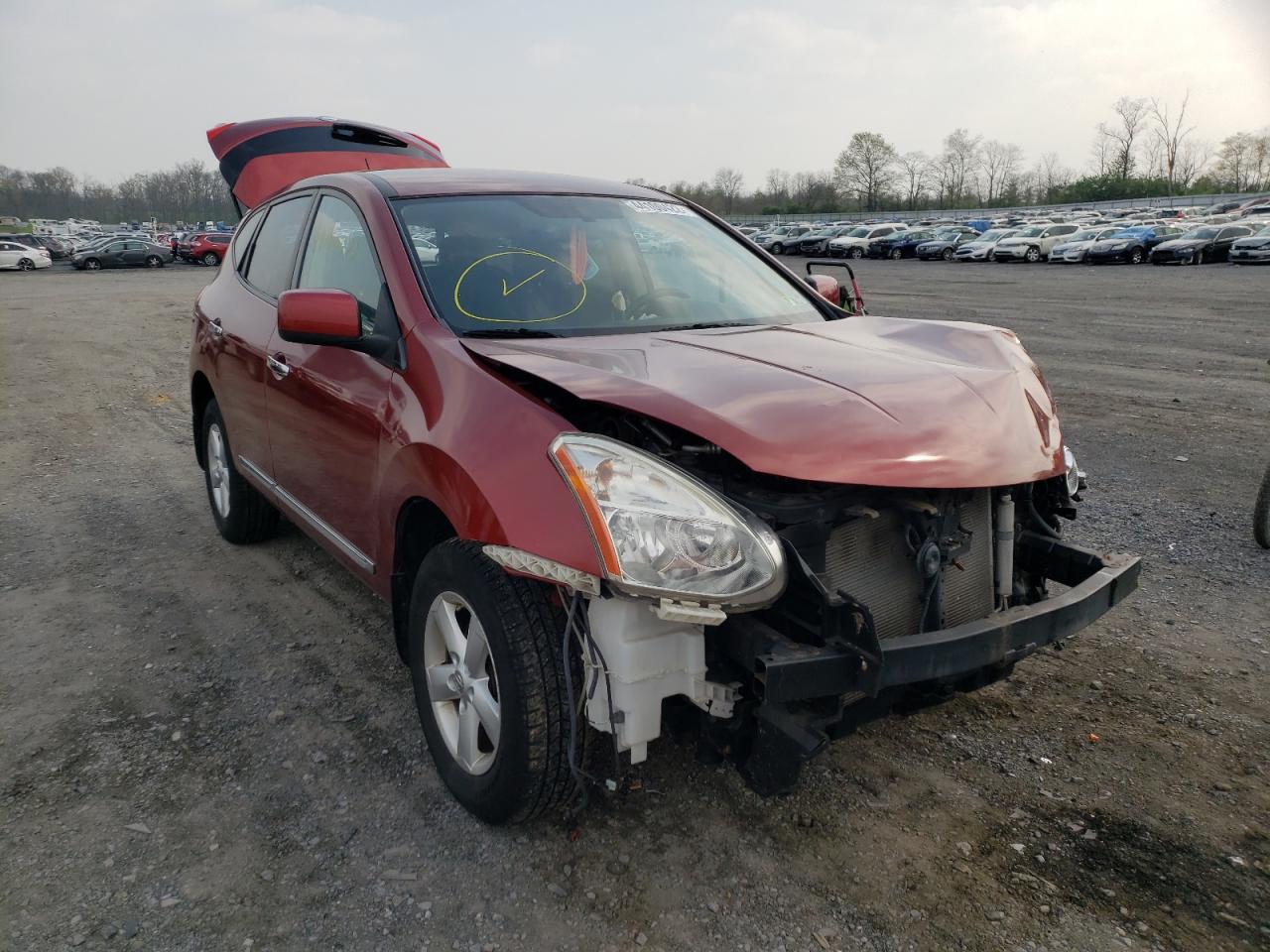 Photo 1 from auction – 2013 NISSAN ROGUE S with VIN JN8AS5MV4DW663757
