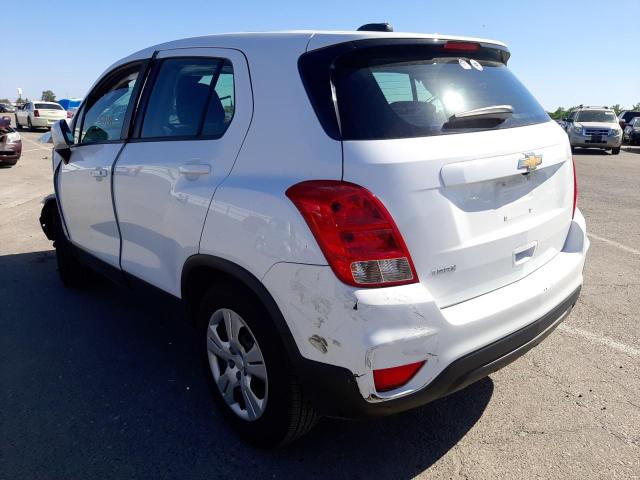 Photo 3 from auction – 2017 CHEVROLET TRAX LS with VIN KL7CJKSB8HB150696