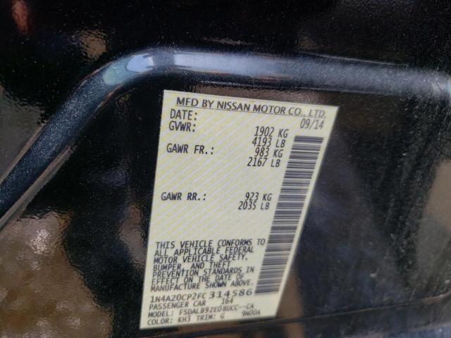 Photo 10 from auction – 2015 NISSAN LEAF S with VIN 1N4AZ0CP2FC314586