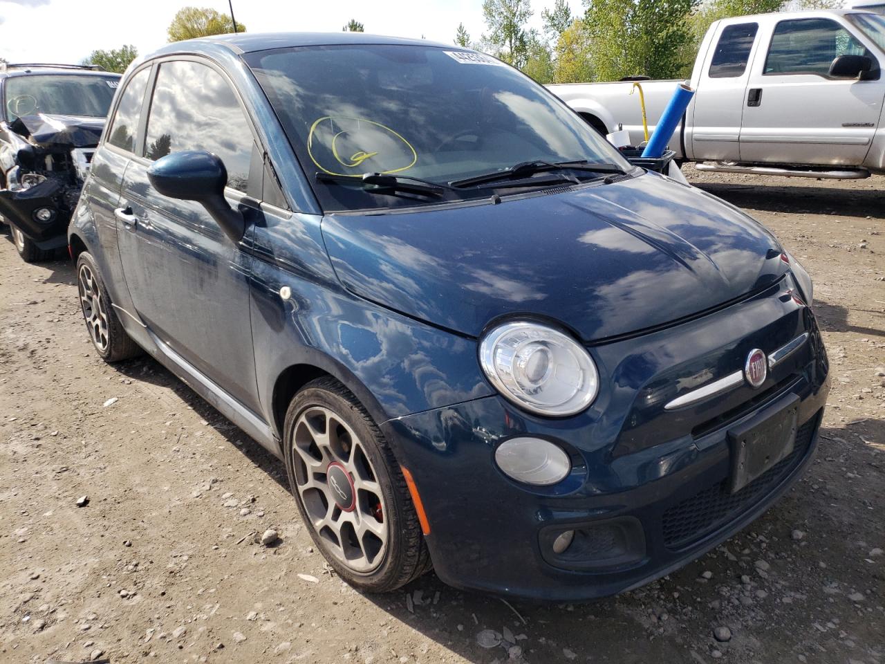 FIAT 500 SPORT 2013 with VIN 3C3CFFBR2DT535029 - Photo from auction