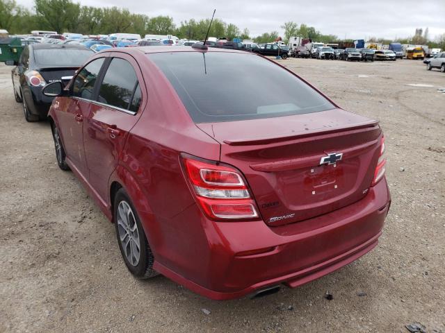 Photo 3 from auction – 2018 CHEVROLET SONIC LT with VIN 1G1JD5SH6J4116704