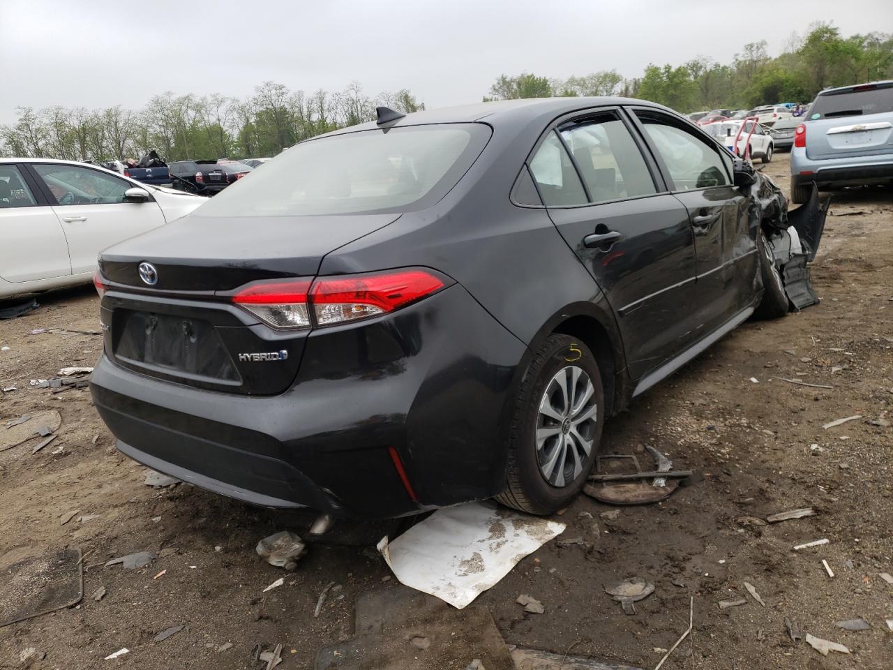 Photo 4 from auction – 2020 TOYOTA COROLLA LE with VIN JTDEBRBE4LJ002622