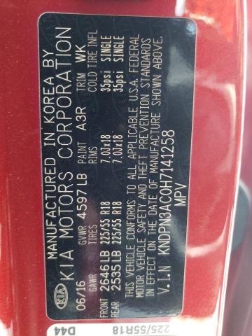 Photo 10 from auction – 2017 KIA SPORTAGE E with VIN KNDPN3AC0H7141258