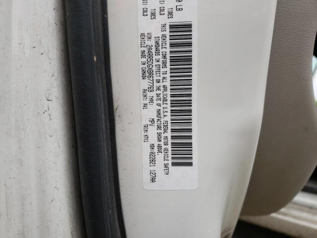 Photo 10 from auction – 2011 CHRYSLER TOWN & COU with VIN 2A4RR5DGXBR677769