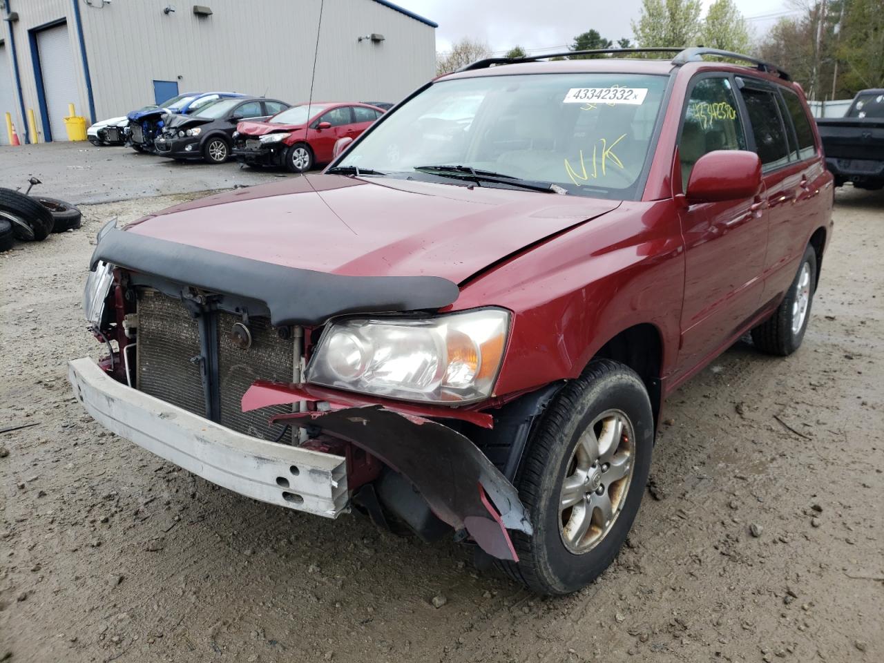 Photo 2 from auction – 2007 TOYOTA HIGHLANDER with VIN JTEEP21A470197510
