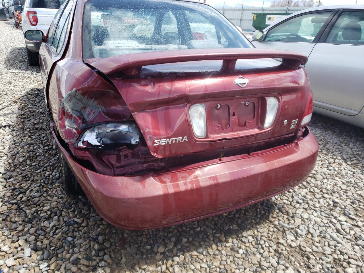 Photo 9 from auction – 2001 NISSAN SENTRA SE with VIN 3N1BB51D81L111601