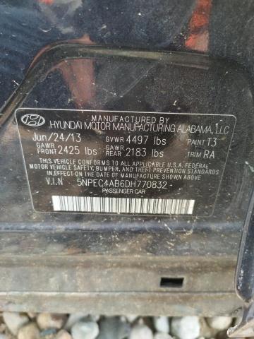Photo 10 from auction – 2013 HYUNDAI SONATA SE with VIN 5NPEC4AB6DH770832