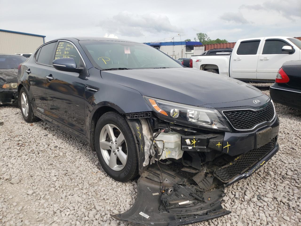 KIA OPTIMA LX 2015 with VIN 5XXGM4A77FG384663 - Photo from auction