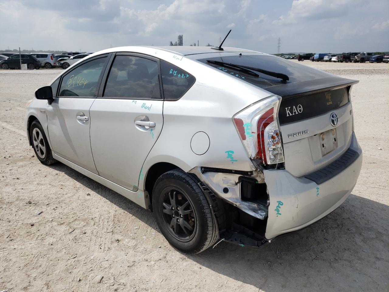 Photo 3 from auction – 2012 TOYOTA PRIUS with VIN JTDKN3DU8C5445330