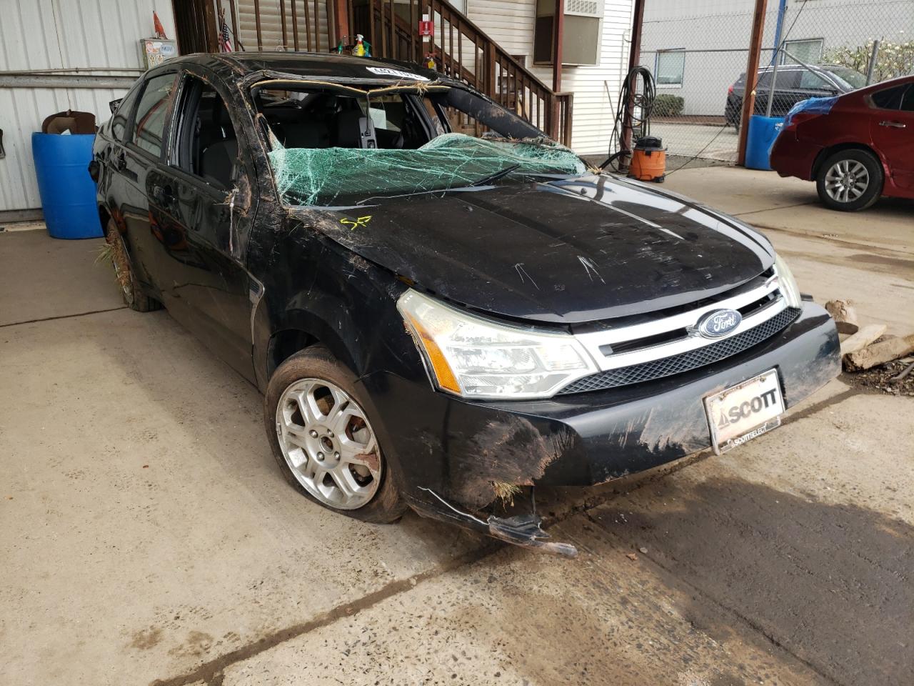 FORD FOCUS SE 2008 with VIN 1FAHP35N98W280813 - Photo from auction