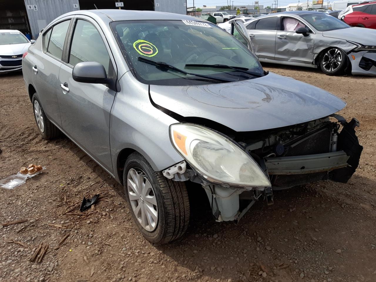 NISSAN VERSA S 2012 with VIN 3N1CN7AP2CL811747 - Photo from auction