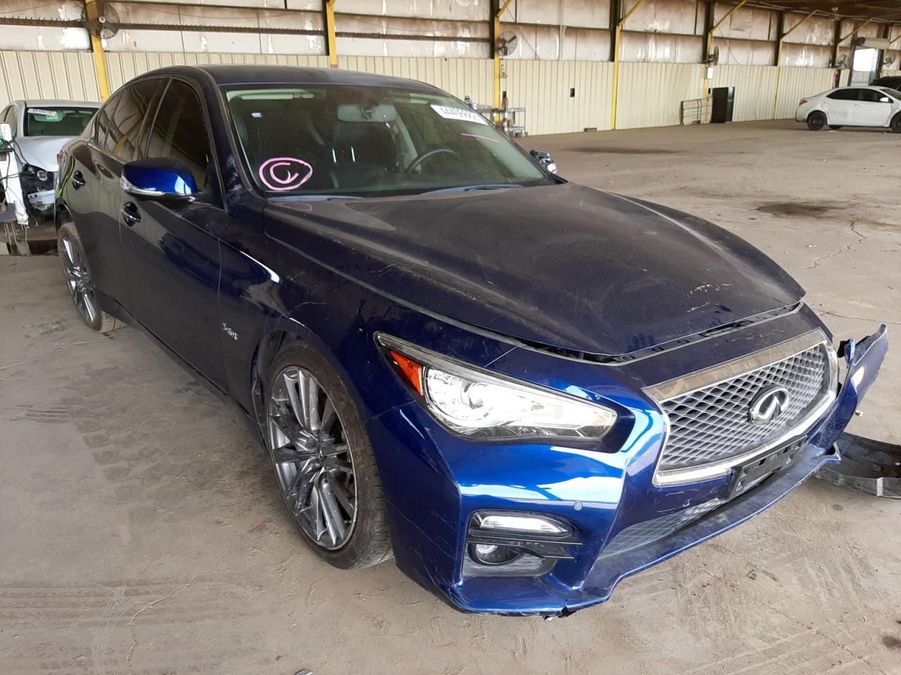 Photo 1 from auction – 2016 INFINITI Q50 RED SP with VIN JN1FV7AP1GM420291