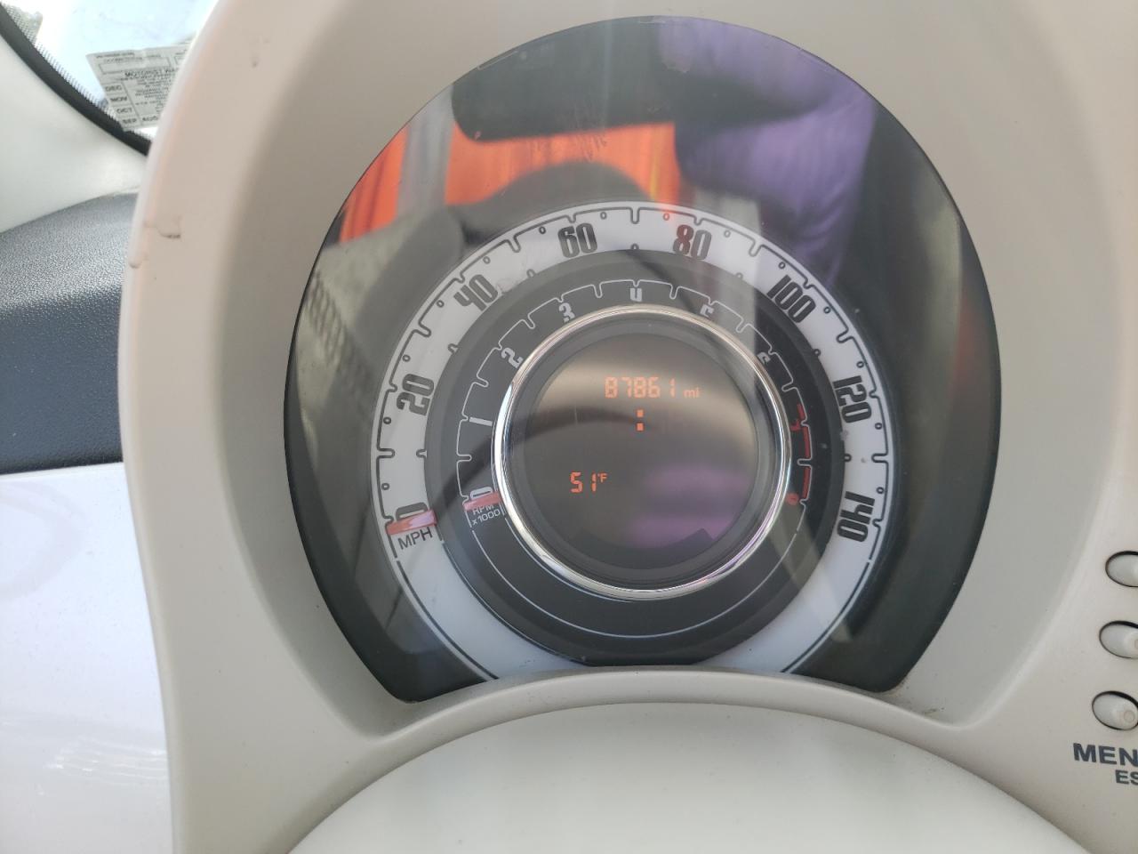 Photo 8 from auction – 2012 FIAT 500 with VIN 3C3CFFER2CT370397