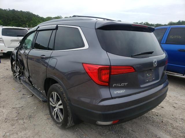 Photo 3 from auction – 2016 HONDA PILOT EXL with VIN 5FNYF5H82GB034154