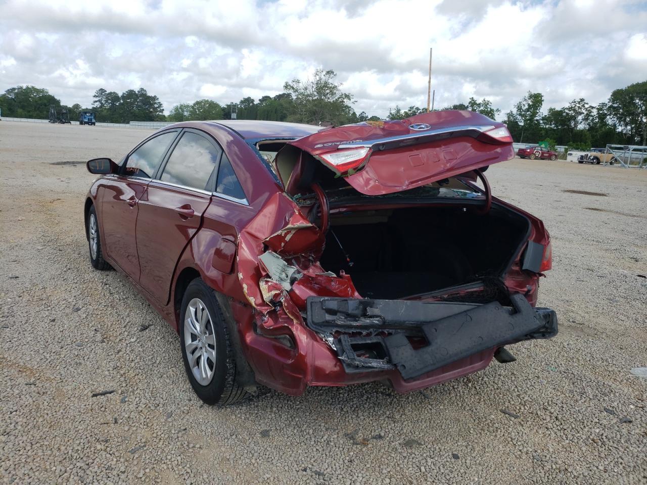 Photo 3 from auction – 2012 HYUNDAI SONATA GLS with VIN 5NPEB4AC9CH429600