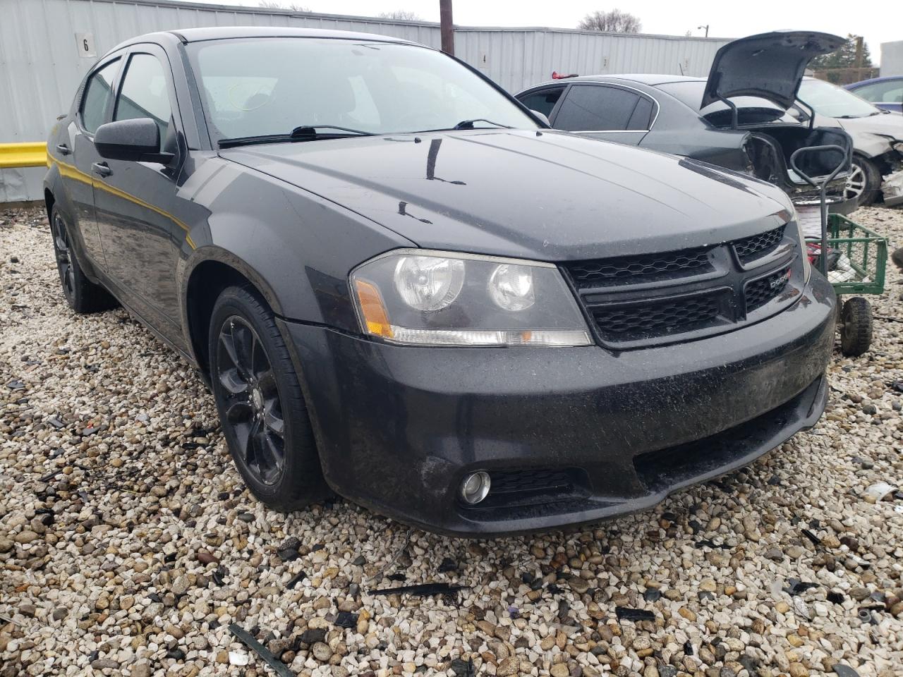 DODGE AVENGER R/ 2013 with VIN 1C3CDZBG9DN663161 - Photo from auction