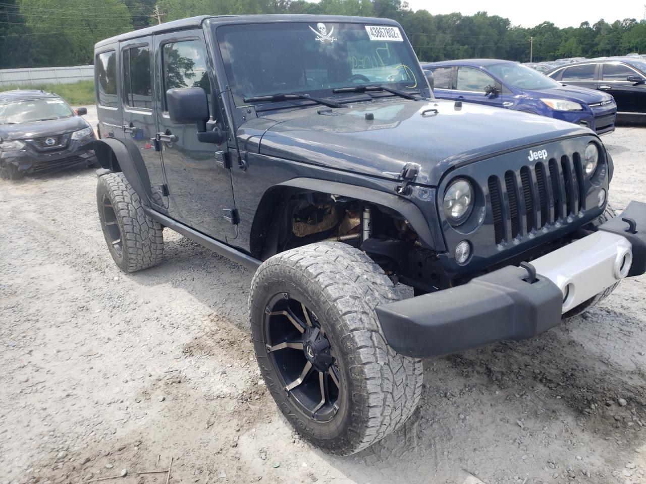 JEEP WRANGLER U 2016 with VIN 1C4BJWDG6GL288714 - Photo from auction