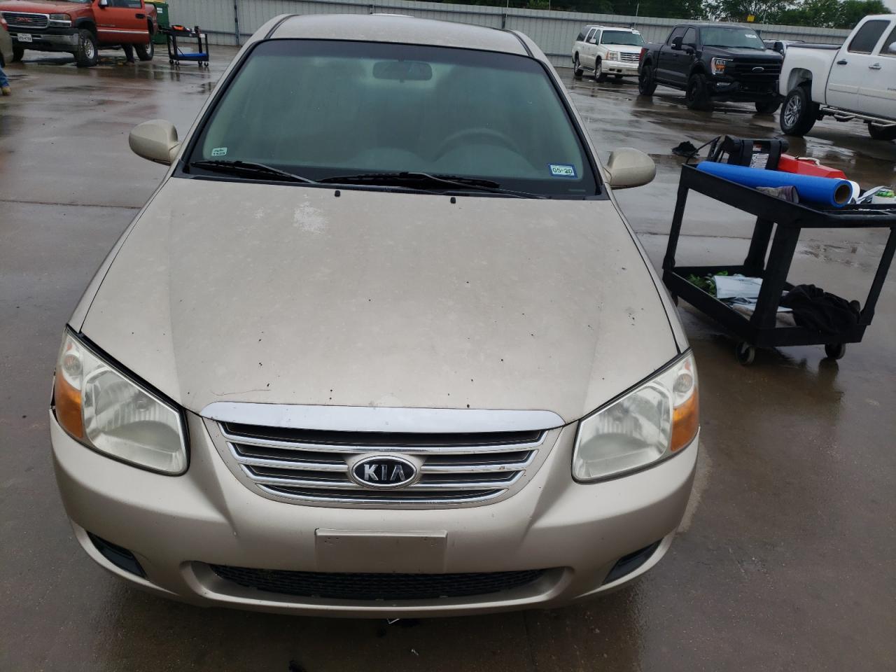 Photo 9 from auction – 2007 KIA SPECTRA EX with VIN KNAFE121075446943