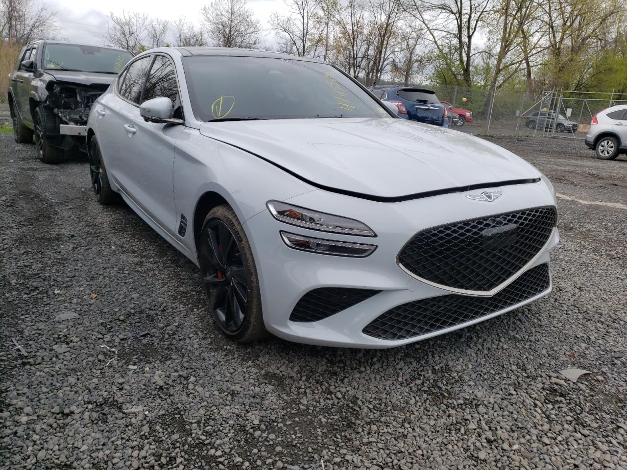 GENESIS G70 BASE 2022 with VIN KMTG54TE0NU085230 - Photo from auction