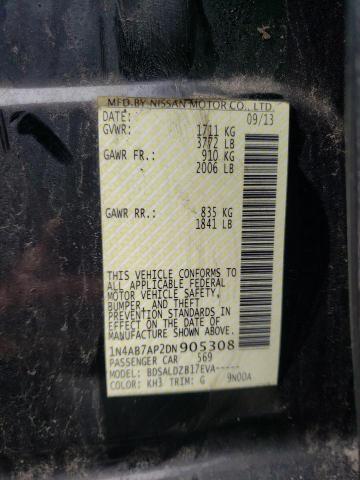 Photo 10 from auction – 2013 NISSAN SENTRA S with VIN 1N4AB7AP2DN905308