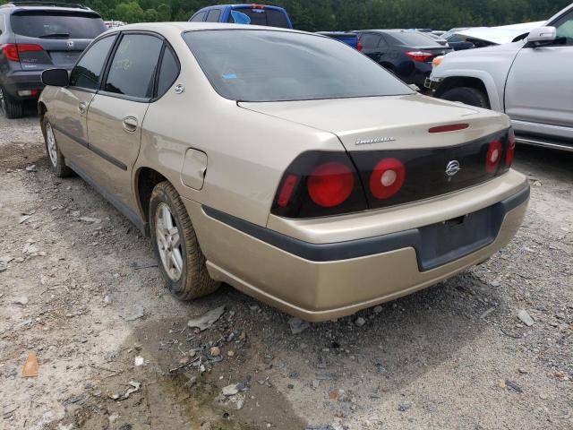 Photo 3 from auction – 2005 CHEVROLET IMPALA with VIN 2G1WF52E759207294