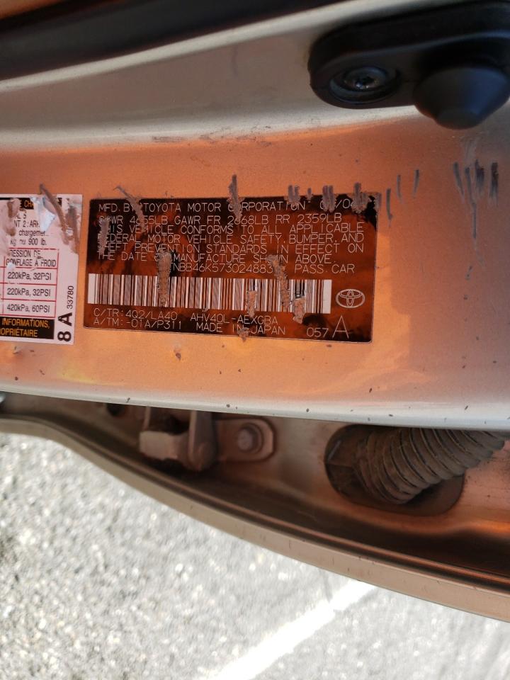 Photo 10 from auction – 2007 TOYOTA CAMRY HYBR with VIN JTNBB46K573024883