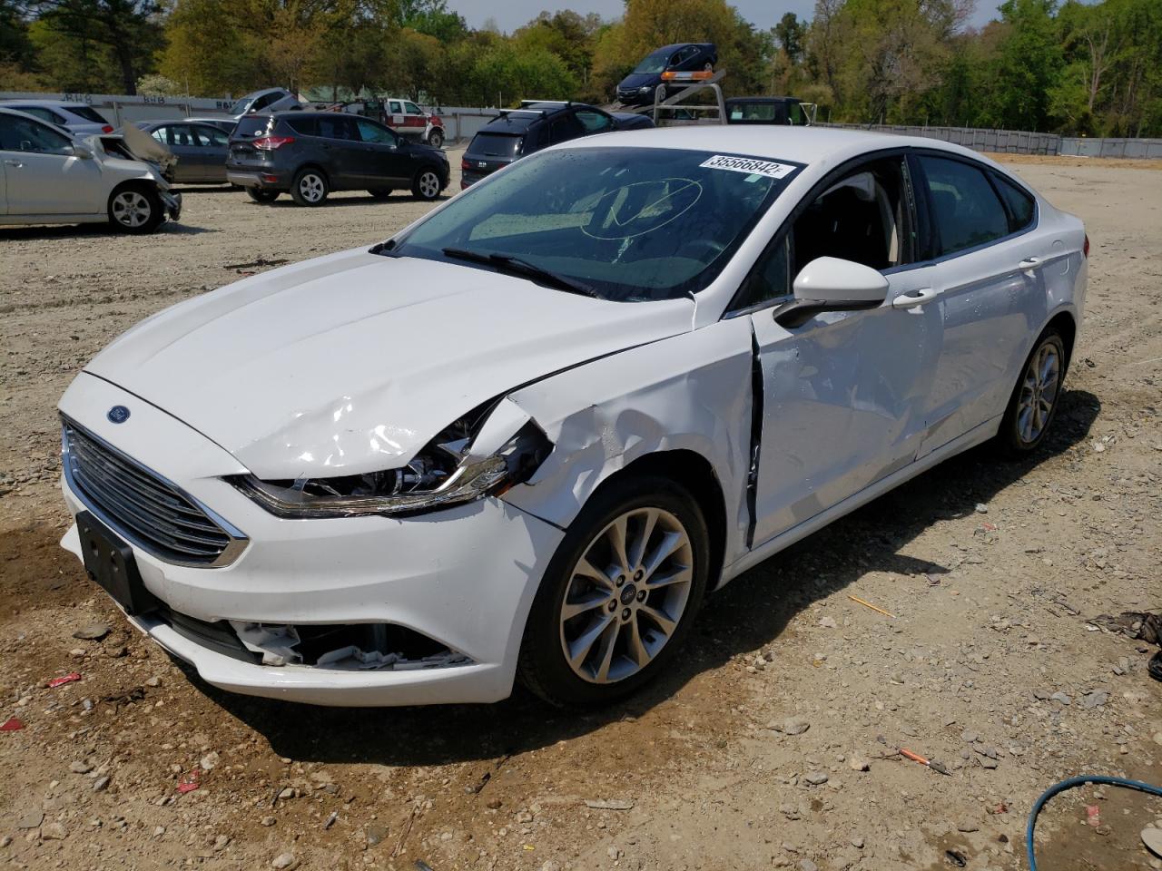 Photo 2 from auction – 2017 FORD FUSION SE with VIN 3FA6P0H74HR148659