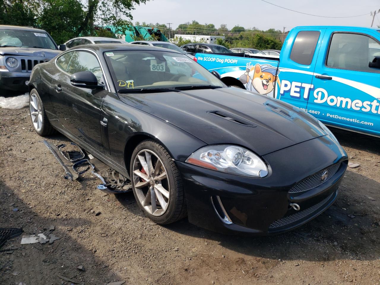 JAGUAR XKR 2010 with VIN SAJWA4DC0AMB34315 - Photo from auction