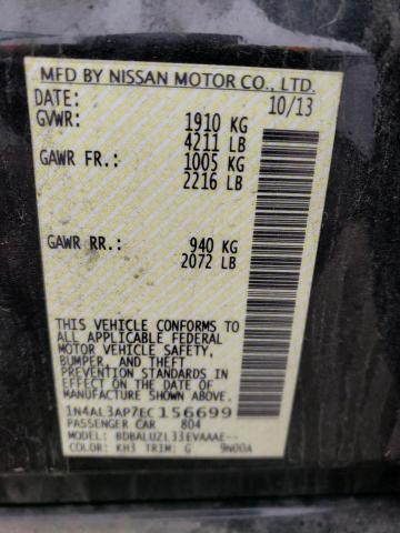 Photo 2 from auction – 2014 NISSAN ALTIMA 2.5 with VIN 1N4AL3AP7EC156699