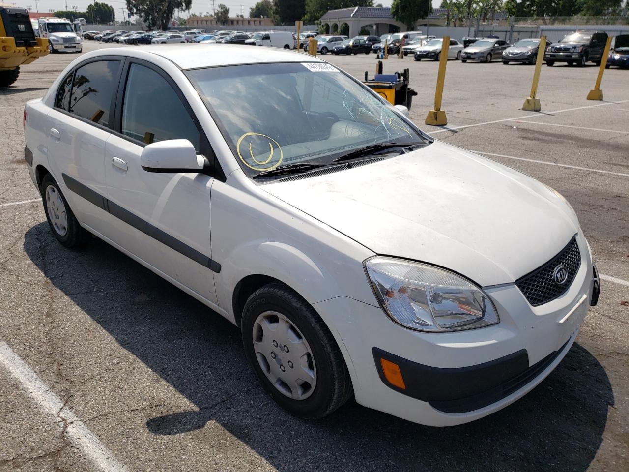 KIA RIO BASE 2007 with VIN KNADE123376272045 - Photo from auction