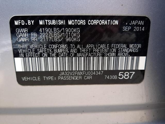 Photo 10 from auction – 2015 MITSUBISHI LANCER SE with VIN JA32V2FWXFU004347