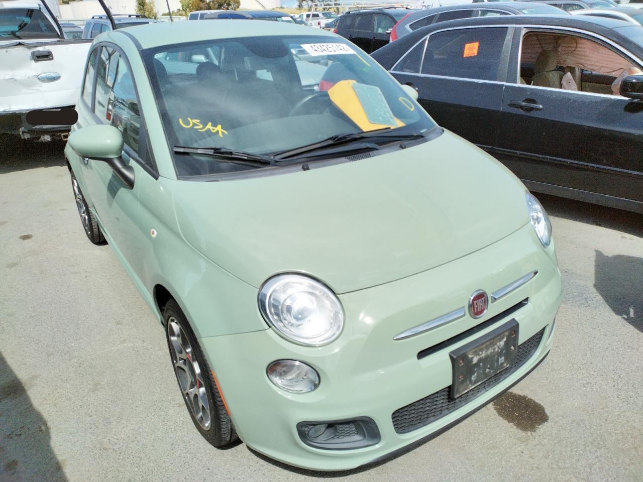 FIAT 500 SPORT 2013 with VIN 3C3CFFBR2DT741029 - Photo from auction
