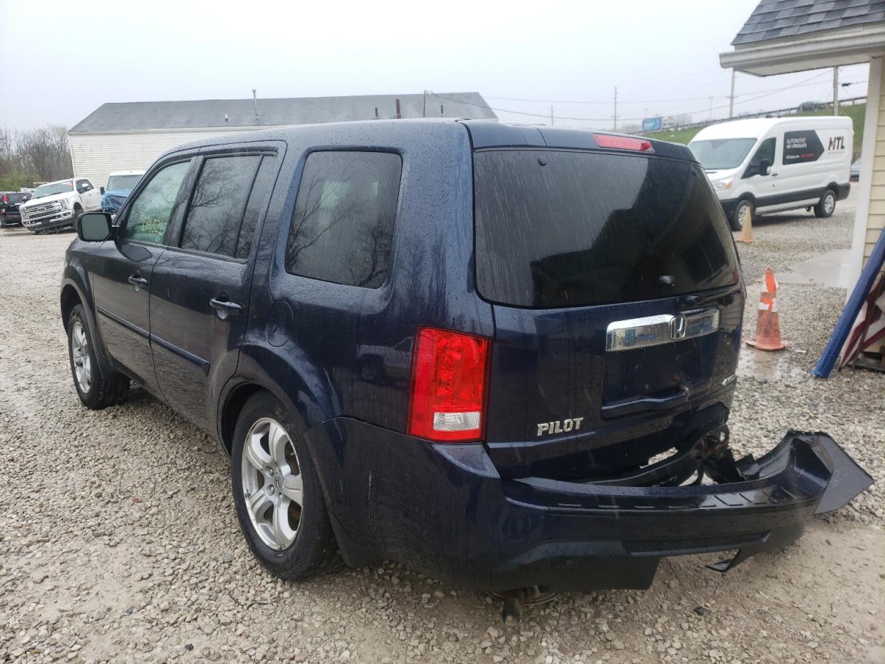 Photo 3 from auction – 2012 HONDA PILOT EXL with VIN 5FNYF4H51CB032972