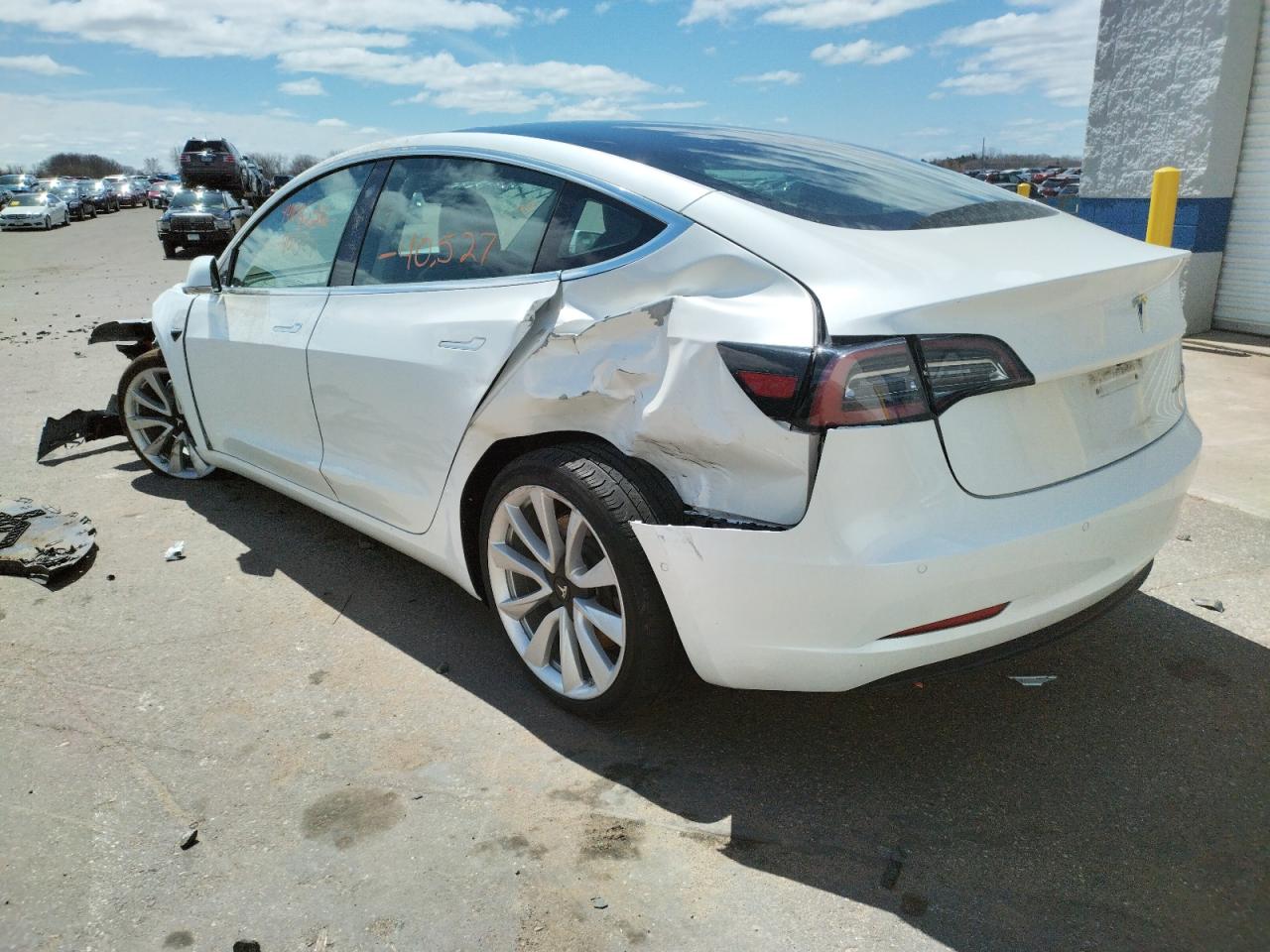 Photo 3 from auction – 2020 TESLA MODEL 3 with VIN 5YJ3E1EB3LF712457