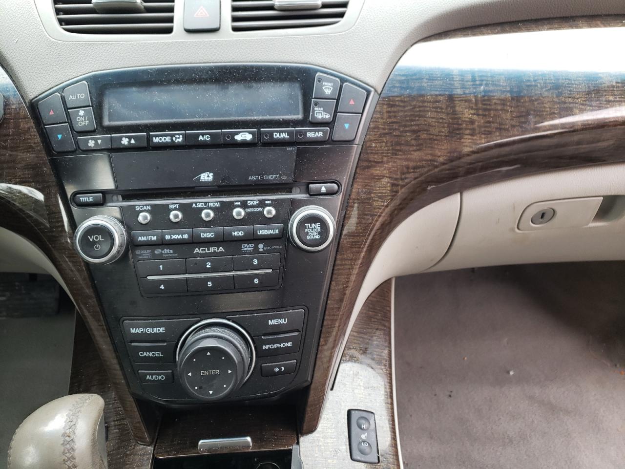 Photo 9 from auction – 2012 ACURA MDX TECHNO with VIN 2HNYD2H32CH516937