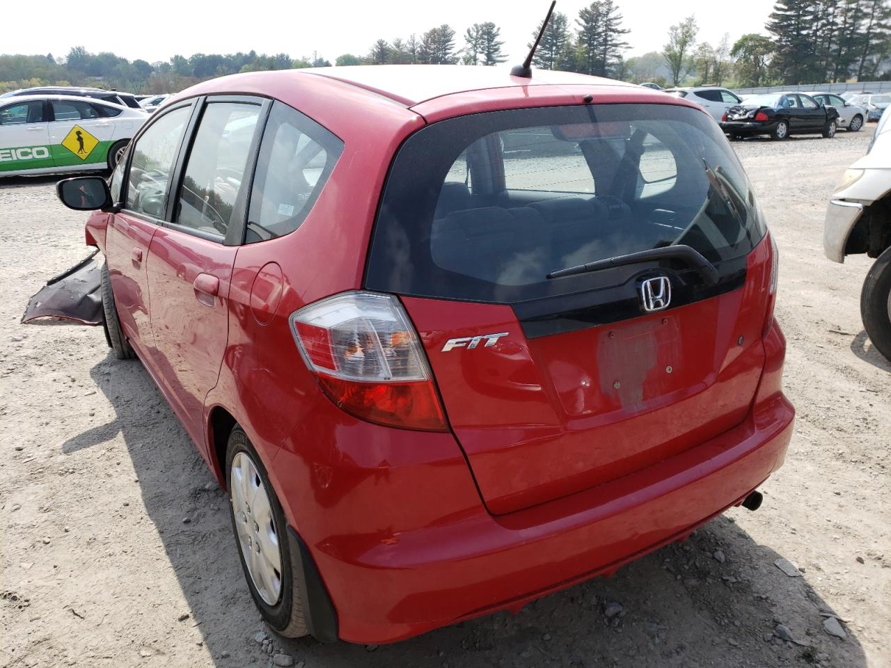 Photo 3 from auction – 2009 HONDA FIT with VIN JHMGE88289C002707